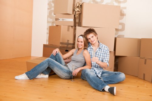 Urgent same day removals team handling a local Surrey house move
