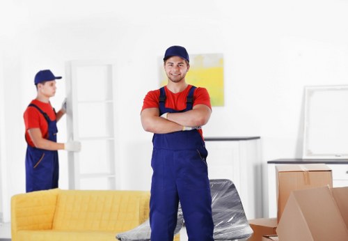 Local man with van service helping with a home move in Surrey