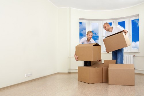 Removal team planning a house move in Surrey