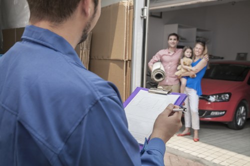 Local movers in Surrey transporting furniture securely