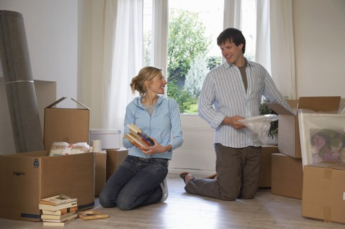 Local flat removals vehicle serving Surrey town centre properties