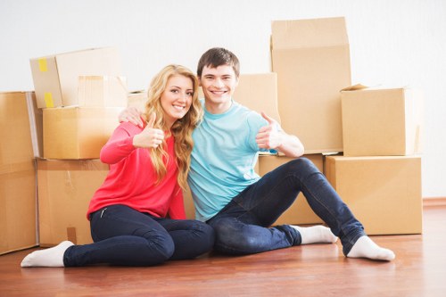 Dependable movers in Surrey handling furniture with protection