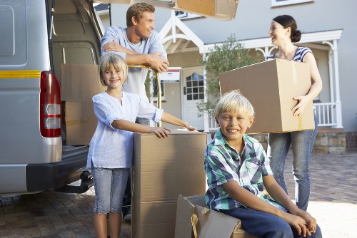 Local removals vehicle for a Surrey home relocation