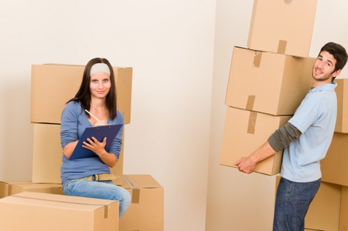 Careful packing and protection for fragile items during a move