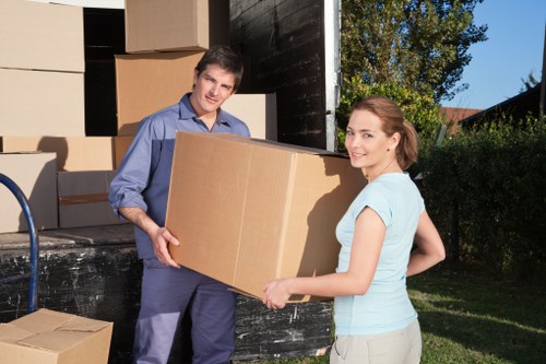 Surrey removals vehicle using route-efficient transport for reduced emissions